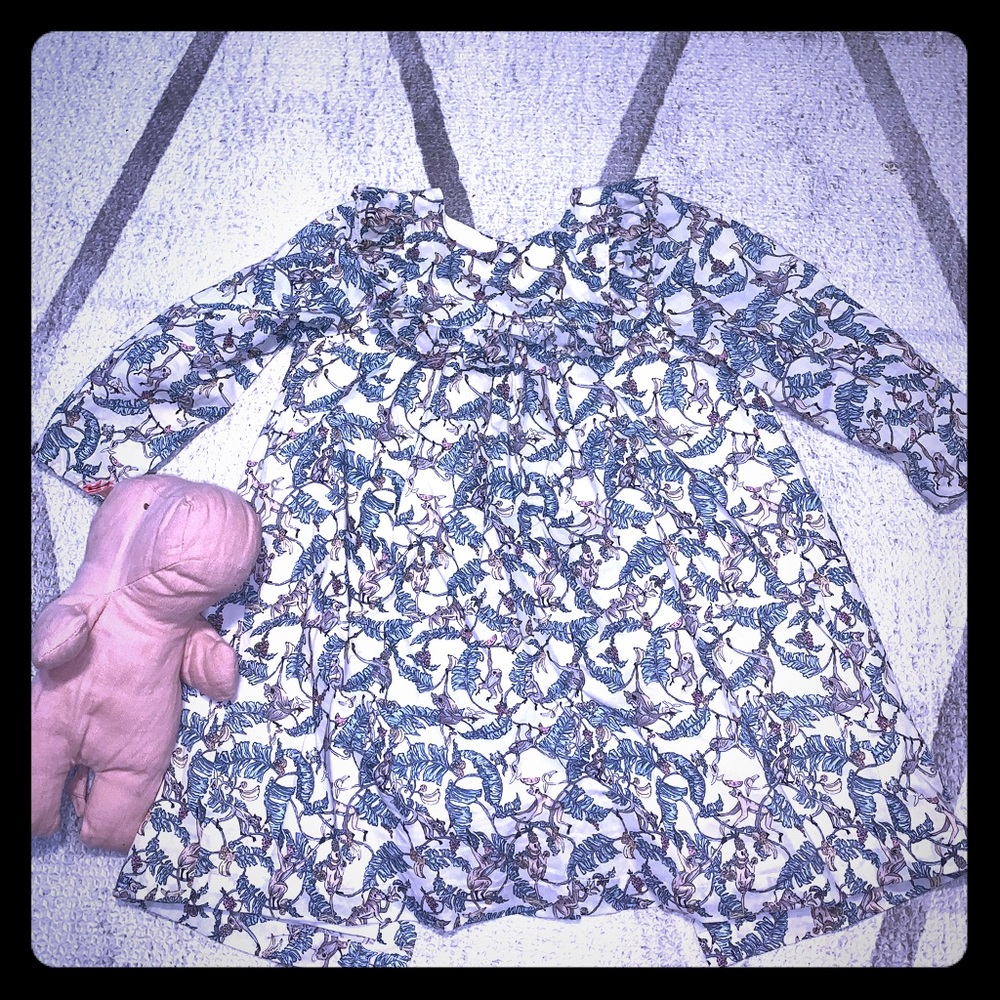 Olivier London monkey dress 1-2 years 🐒